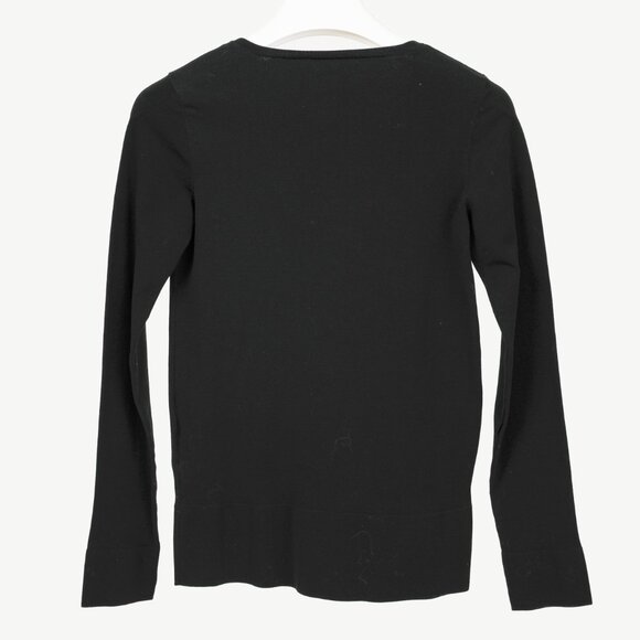 Gucci SS/11 Black Cotton-Blend Lace-Up Pullover - Picture 2 of 9